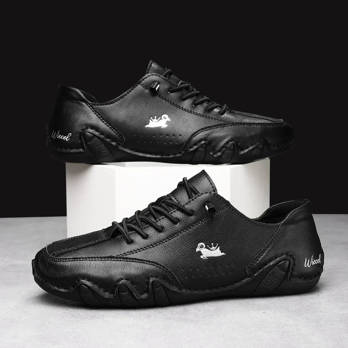Barfußschuhe aus Leder mit maximalem Komfort • Wiecel™